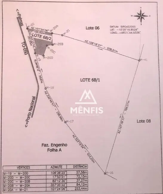 Foto 1 de Chácara à venda, 346060m2 em Plano Diretor Sul, Palmas - TO