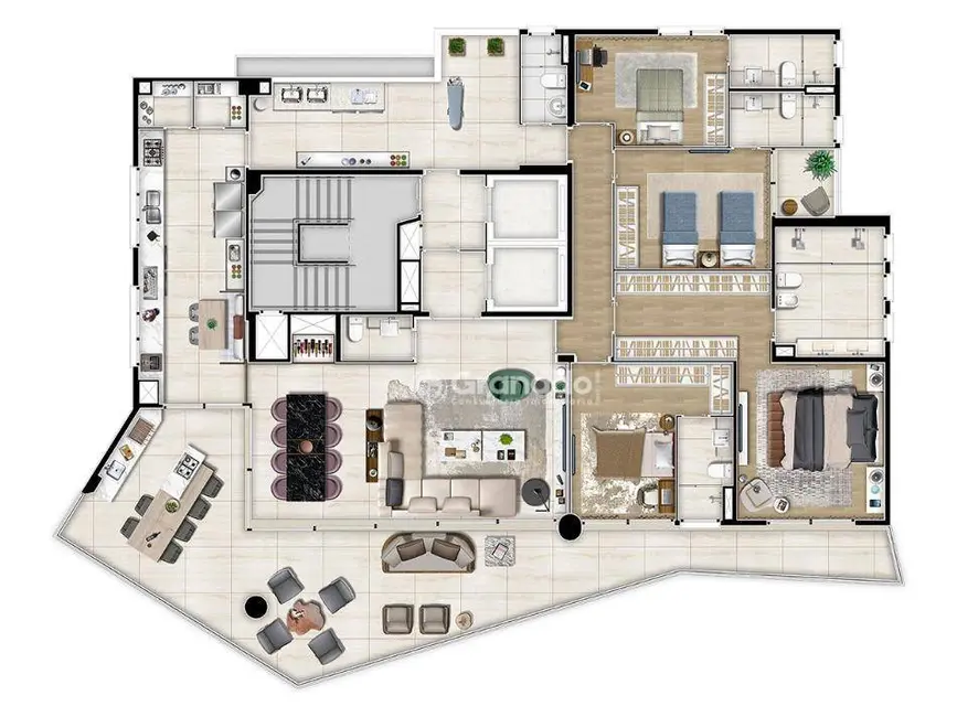 Apartamento com 4 quartos à venda, 265m2 em Santana, São Paulo - SP - imagem 2 Foto 2 de Apartamento com 4 quartos à venda, 265m2 em Santana, São Paulo - SP