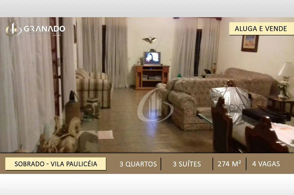 Sobrado com 3 quartos à venda, 274m2 em Vila Paulicéia, São Paulo - SP - imagem 1 Foto 1 de Sobrado com 3 quartos à venda, 274m2 em Vila Paulicéia, São Paulo - SP