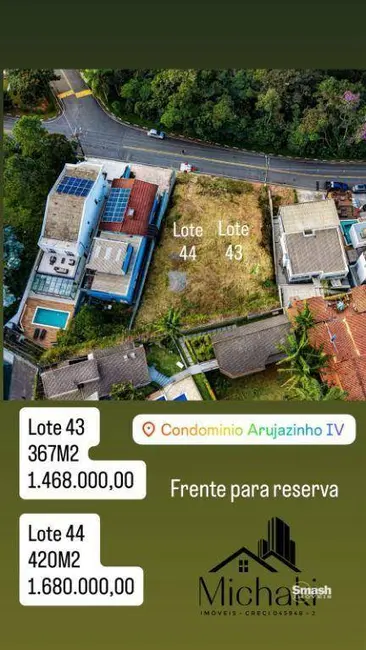Terreno / Lote à venda, 367m2 em Arujázinho IV, Aruja - SP - imagem 1 Foto 1 de Terreno / Lote à venda, 367m2 em Arujázinho IV, Aruja - SP