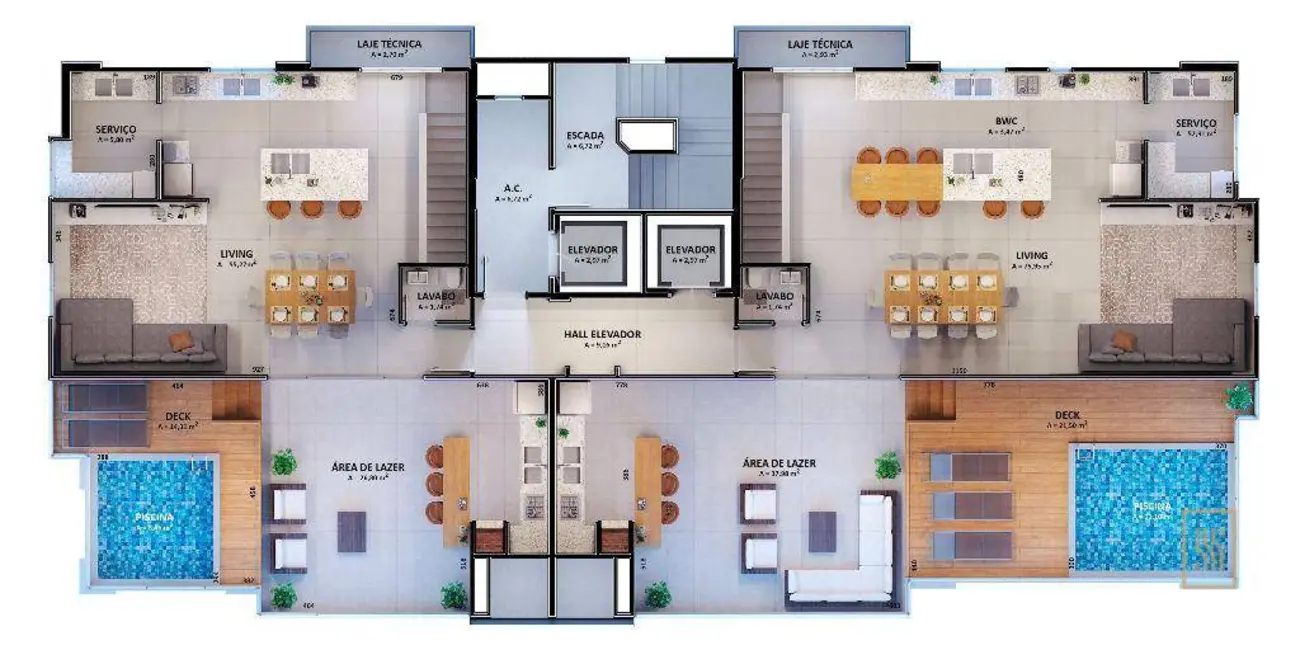 Foto 6 de Cobertura com 4 quartos à venda, 464m2 em Centro, Balneario Camboriu - SC