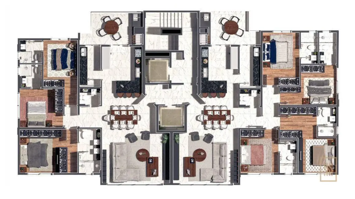 Apartamento com 3 quartos à venda, 132m2 em Pioneiros, Balneario Camboriu - SC - imagem 6 Foto 6 de Apartamento com 3 quartos à venda, 132m2 em Pioneiros, Balneario Camboriu - SC