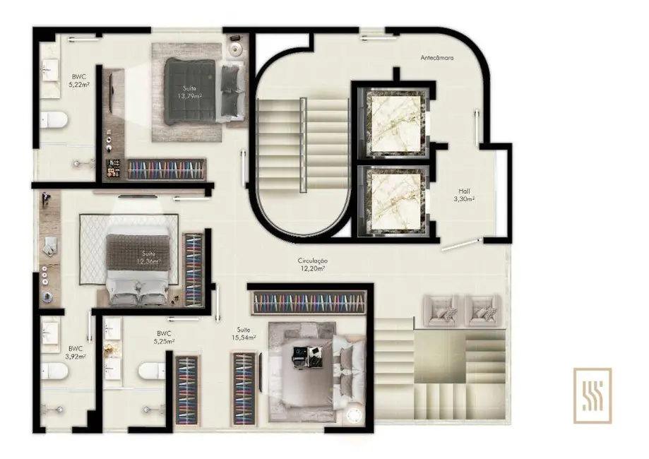 Cobertura com 3 quartos à venda, 210m2 em Centro, Balneario Camboriu - SC - imagem 5 Foto 5 de Cobertura com 3 quartos à venda, 210m2 em Centro, Balneario Camboriu - SC