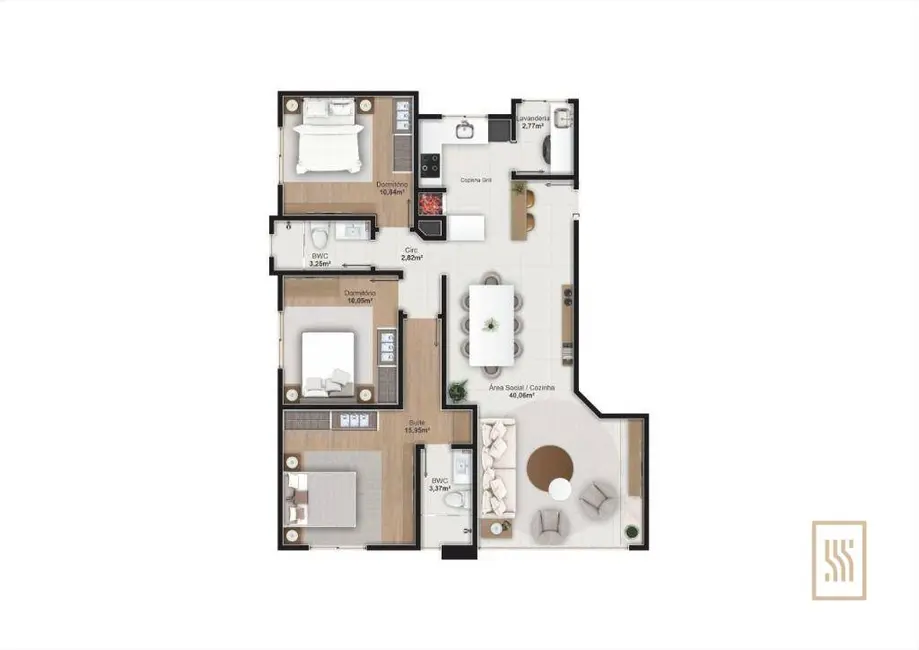 Foto 8 de Apartamento com 3 quartos à venda, 212m2 em Centro, Balneario Camboriu - SC