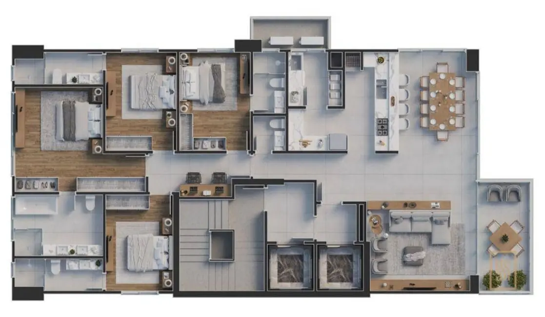 Foto 5 de Apartamento com 4 quartos à venda, 180m2 em Centro, Balneario Camboriu - SC