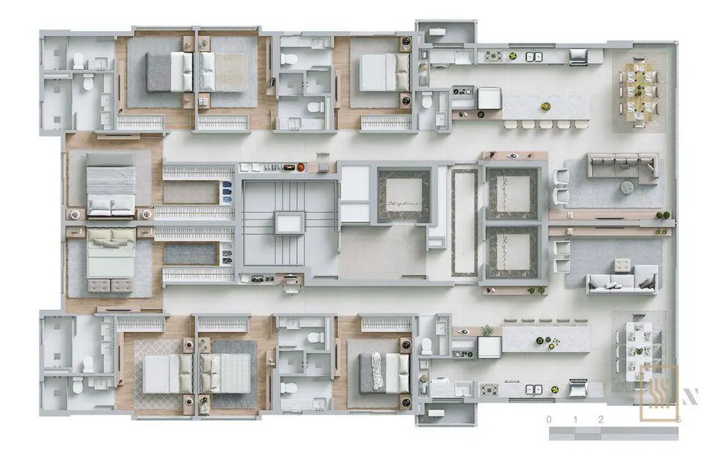 Apartamento com 4 quartos à venda, 290m2 em Pioneiros, Balneario Camboriu - SC - imagem 3 Foto 3 de Apartamento com 4 quartos à venda, 290m2 em Pioneiros, Balneario Camboriu - SC