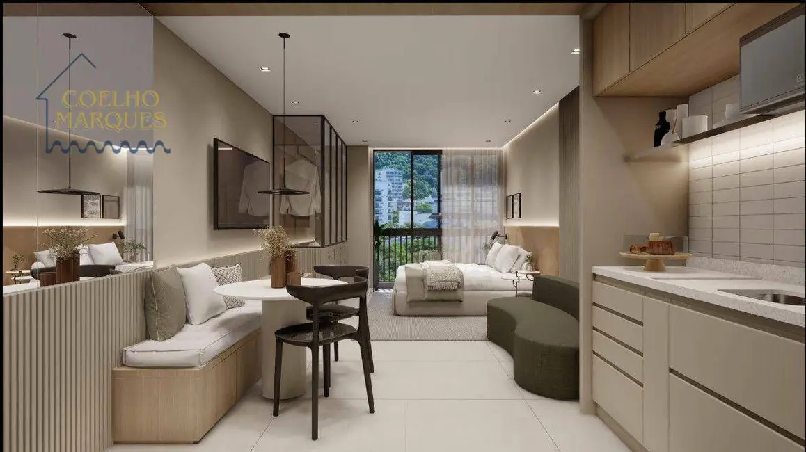 Foto 1 de Kitnet com 1 quarto à venda, 34m2 em Gávea, Rio De Janeiro - RJ