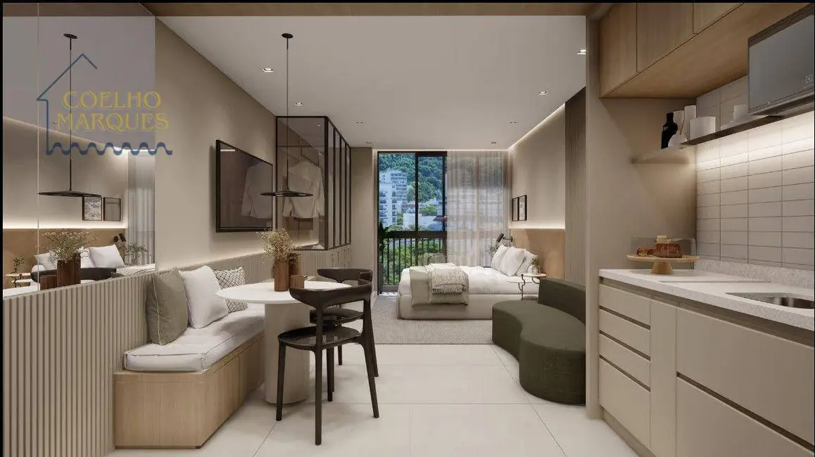Foto 1 de Kitnet com 1 quarto à venda, 34m2 em Gávea, Rio De Janeiro - RJ