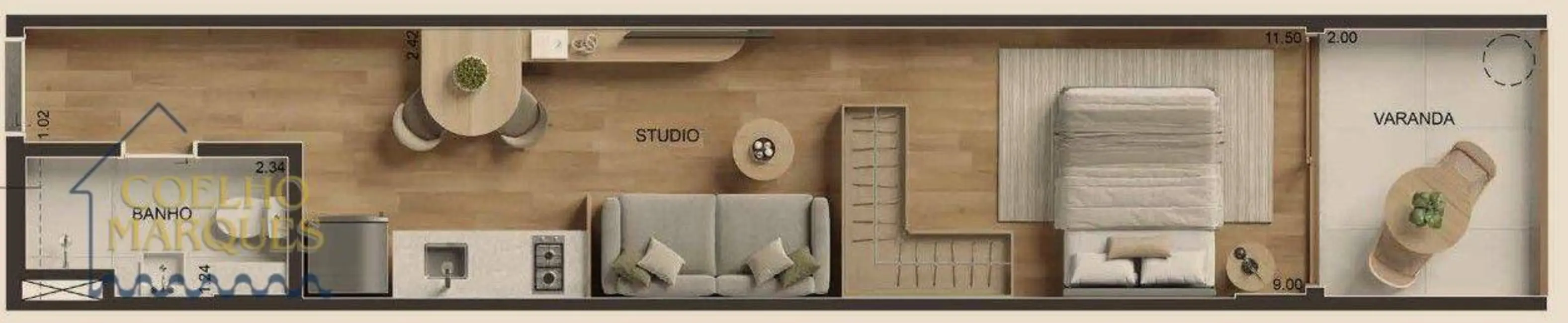 Foto 7 de Apartamento com 1 quarto à venda, 41m2 em Copacabana, Rio De Janeiro - RJ