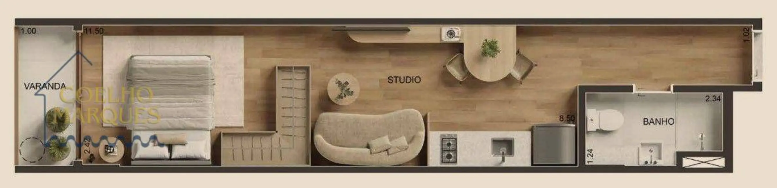 Foto 5 de Apartamento com 1 quarto à venda, 41m2 em Copacabana, Rio De Janeiro - RJ