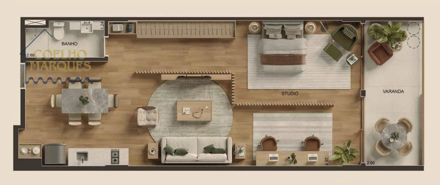 Foto 8 de Apartamento com 1 quarto à venda, 41m2 em Copacabana, Rio De Janeiro - RJ