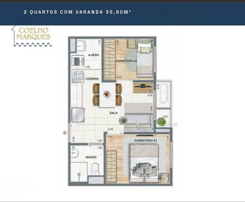 Foto 7 de Apartamento com 1 quarto à venda, 31m2 em São Cristóvão, Rio De Janeiro - RJ