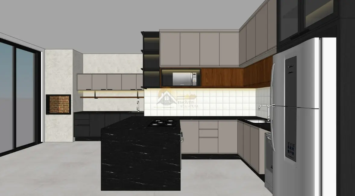 Casa de Condomínio com 3 quartos à venda, 203m2 em Indaiatuba - SP - imagem 2 Foto 2 de Casa de Condomínio com 3 quartos à venda, 203m2 em Indaiatuba - SP