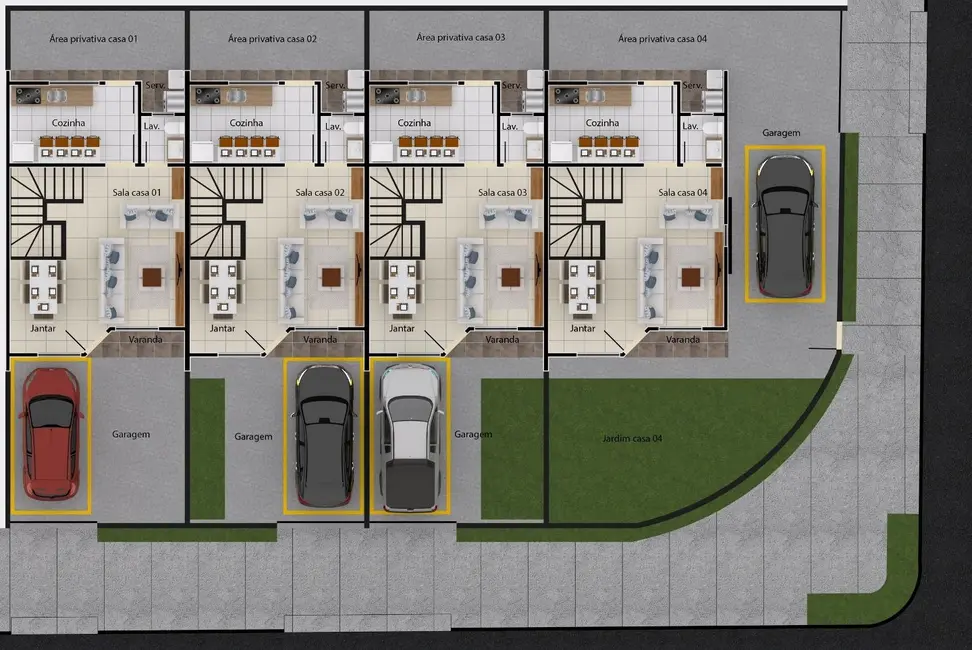 Casa de Condomínio com 3 quartos à venda, 90m2 em Belo Horizonte - MG - imagem 8 Foto 8 de Casa de Condomínio com 3 quartos à venda, 90m2 em Belo Horizonte - MG