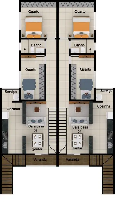 Casa de Condomínio com 2 quartos à venda, 68m2 em Liberdade, Santa Luzia - MG - imagem 5 Foto 5 de Casa de Condomínio com 2 quartos à venda, 68m2 em Liberdade, Santa Luzia - MG