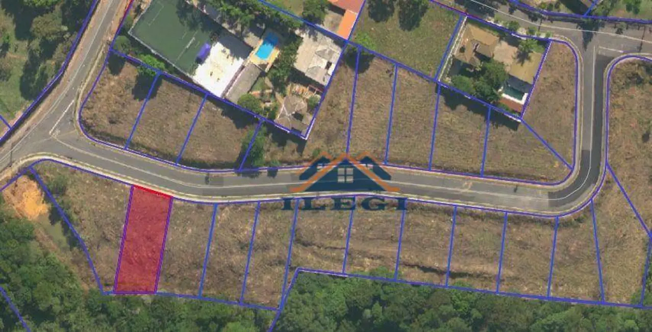 Foto 3 de Terreno / Lote à venda, 601m2 em Bosque, Vinhedo - SP