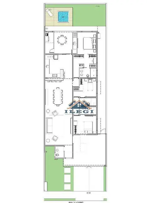 Foto 4 de Casa de Condomínio com 3 quartos à venda, 300m2 em Louveira - SP