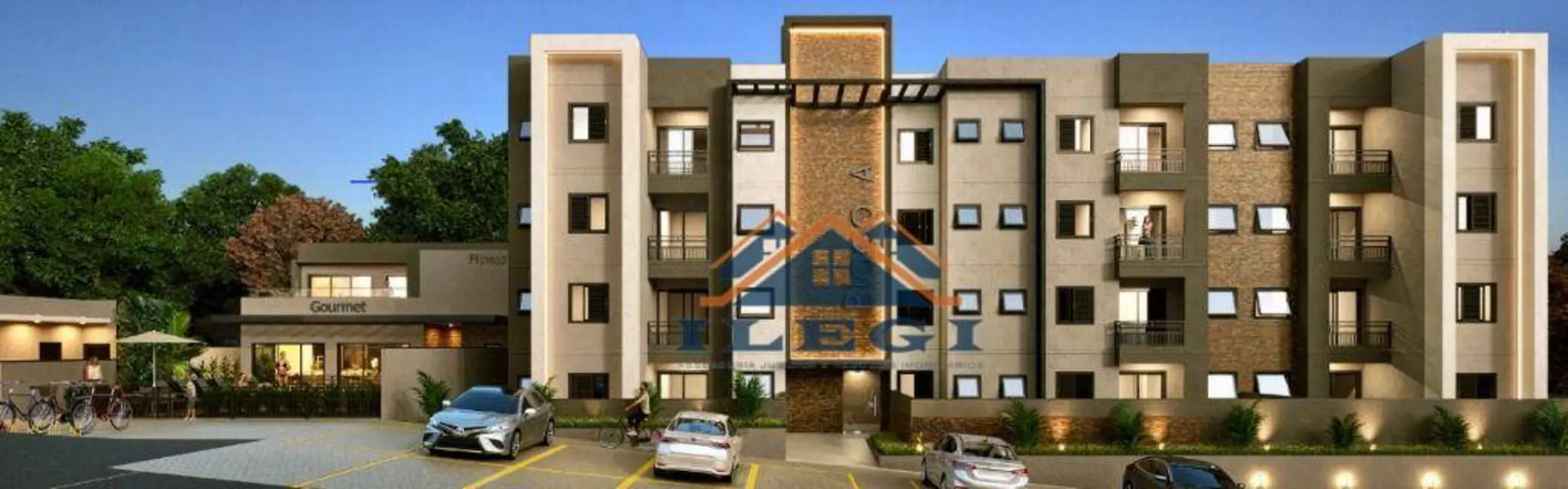 Foto 1 de Apartamento com 2 quartos à venda, 62m2 em Santa Claudina, Vinhedo - SP