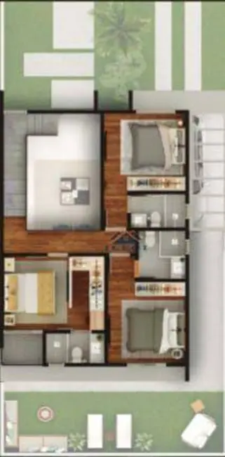 Foto 3 de Casa de Condomínio com 3 quartos à venda, 140m2 em Vista Alegre, Vinhedo - SP