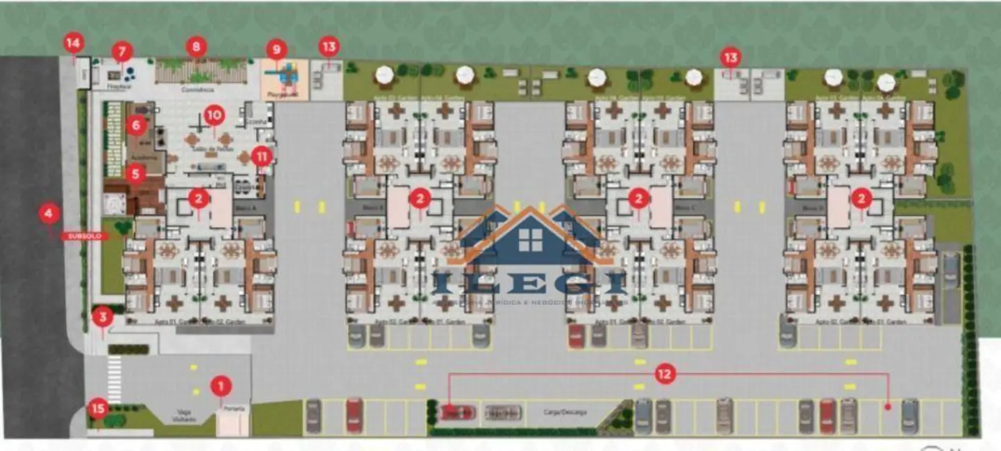 Foto 3 de Apartamento com 3 quartos à venda, 88m2 em Centro, Vinhedo - SP