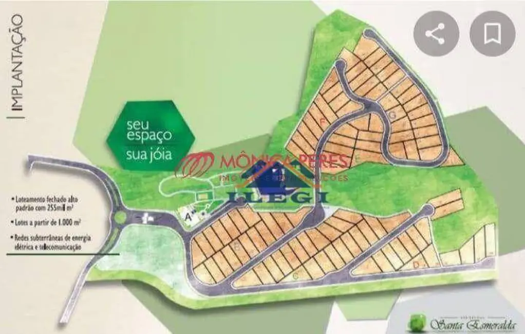 Foto 6 de Terreno / Lote à venda, 900m2 em Itupeva - SP