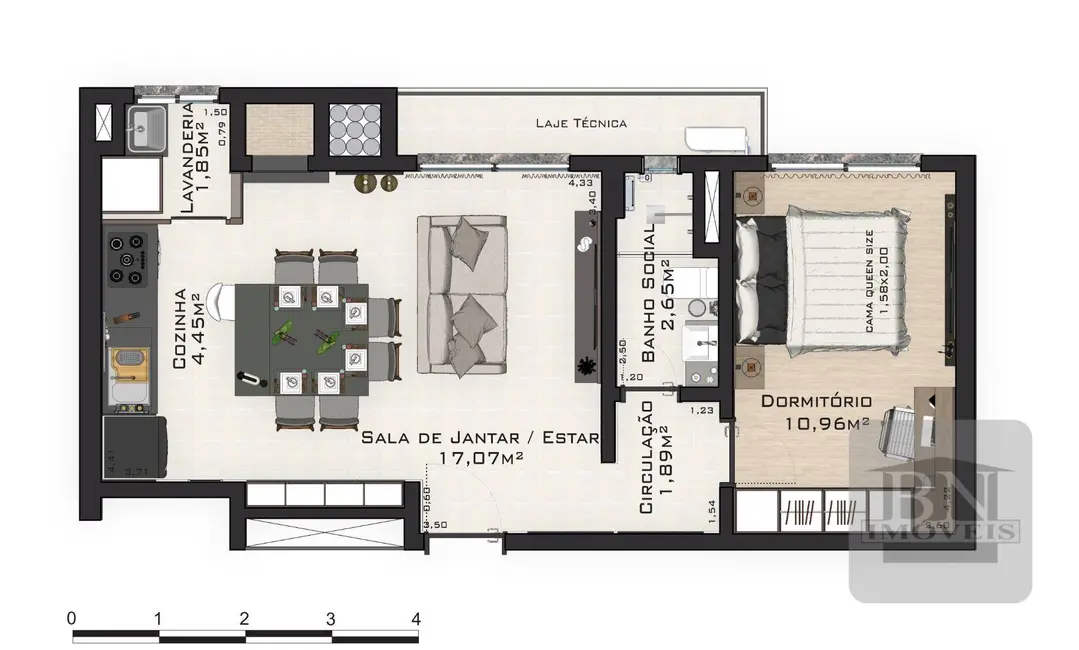 Foto 2 de Apartamento com 1 quarto à venda, 75m2 em Centro, Santa Cruz Do Sul - RS