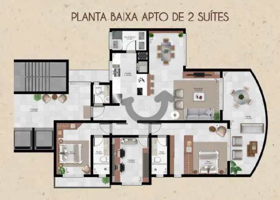 Foto 4 de Apartamento com 3 quartos à venda, 205m2 em Higienópolis, Santa Cruz Do Sul - RS