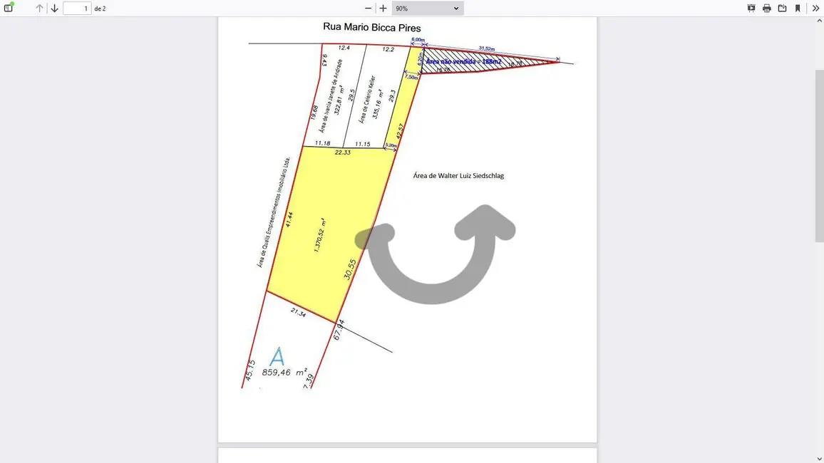 Terreno / Lote à venda, 1182m2 em Country, Santa Cruz Do Sul - RS - imagem 4 Foto 4 de Terreno / Lote à venda, 1182m2 em Country, Santa Cruz Do Sul - RS