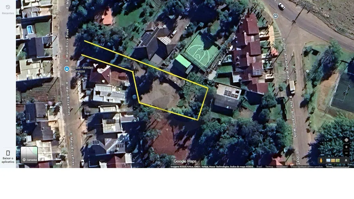 Foto 1 de Terreno / Lote à venda, 1182m2 em Country, Santa Cruz Do Sul - RS