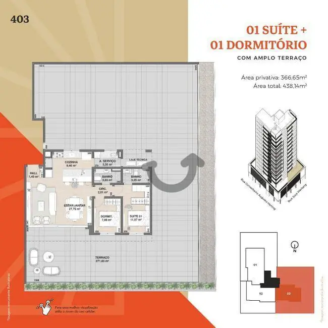 Apartamento com 2 quartos à venda, 153m2 em Higienópolis, Santa Cruz Do Sul - RS - imagem 4 Foto 4 de Apartamento com 2 quartos à venda, 153m2 em Higienópolis, Santa Cruz Do Sul - RS