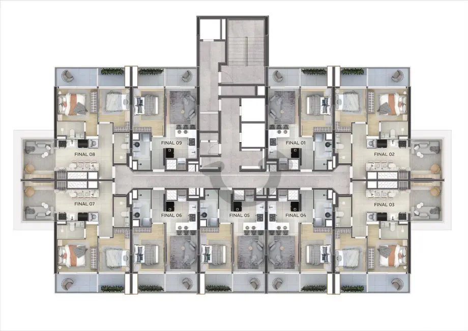 Foto 3 de Apartamento com 1 quarto à venda, 79m2 em Centro, Santa Cruz Do Sul - RS