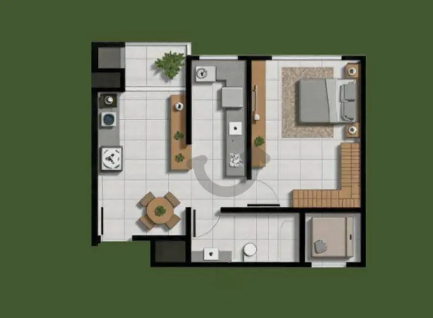Apartamento com 1 quarto à venda, 72m2 em Bonfim, Santa Cruz Do Sul - RS - imagem 2 Foto 2 de Apartamento com 1 quarto à venda, 72m2 em Bonfim, Santa Cruz Do Sul - RS