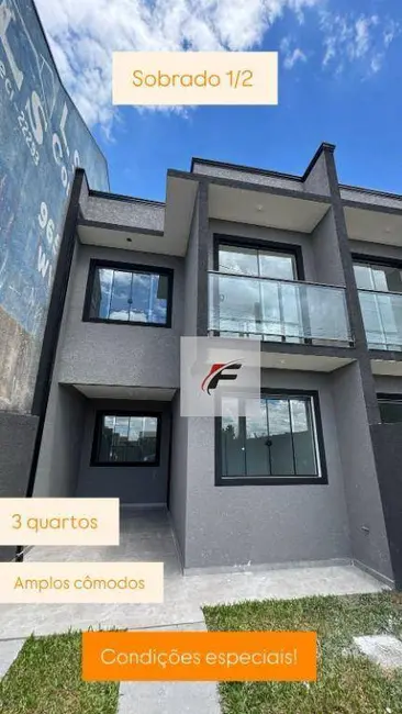 Foto 1 de Sobrado com 3 quartos à venda, 80m2 em Campo de Santana, Curitiba - PR