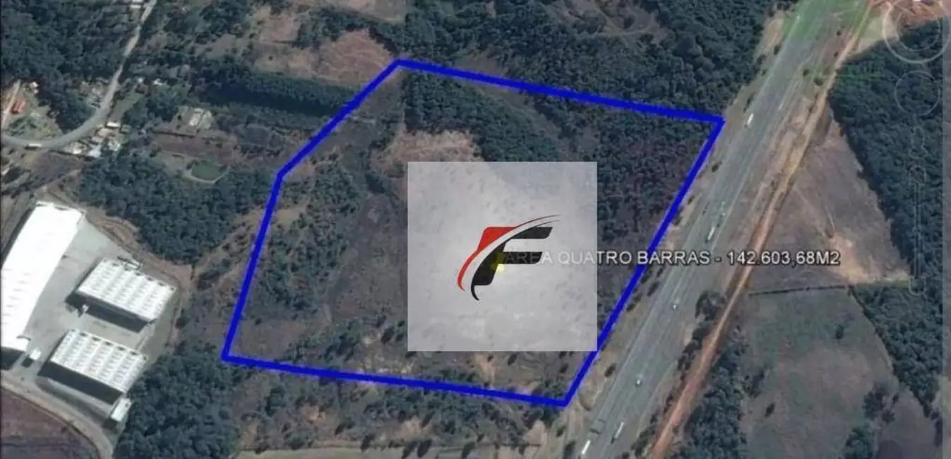 Foto 2 de Terreno / Lote à venda, 119247m2 em Quatro Barras - PR