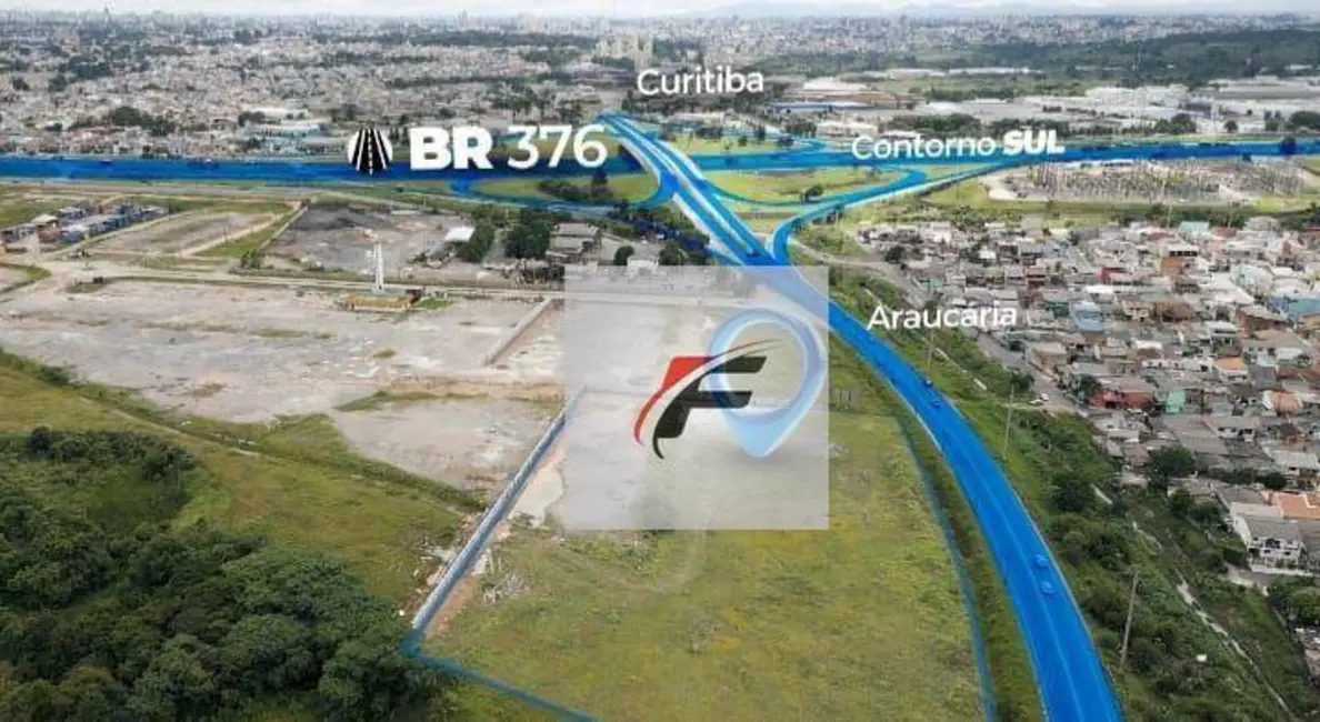 Foto 1 de Terreno / Lote à venda, 18000m2 em Cidade Industrial, Curitiba - PR