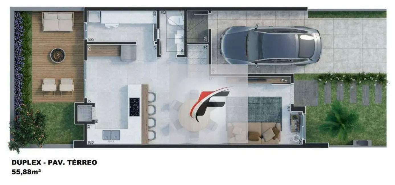 Sobrado com 3 quartos à venda, 112m2 em Pilarzinho, Curitiba - PR - imagem 9 Foto 9 de Sobrado com 3 quartos à venda, 112m2 em Pilarzinho, Curitiba - PR