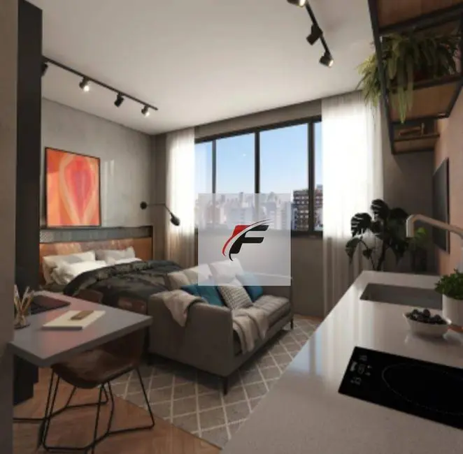 Foto 6 de Kitnet com 1 quarto à venda, 24m2 em Centro, Curitiba - PR