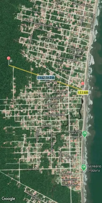 Foto 3 de Terreno / Lote à venda, 384m2 em Itapoa - SC