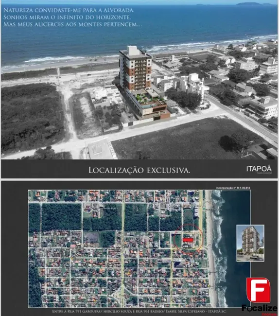 Foto 2 de Apartamento com 3 quartos à venda, 97m2 em Itapoa - SC
