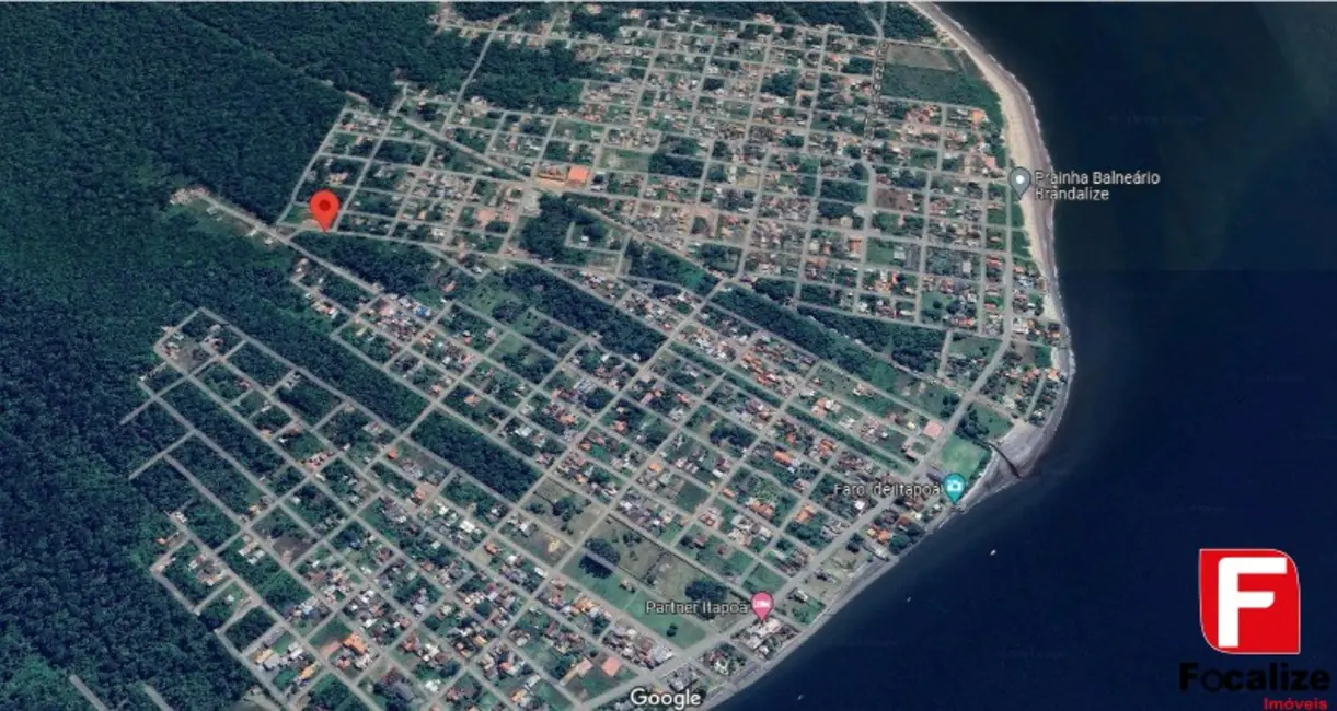 Foto 4 de Terreno / Lote à venda, 402m2 em Itapoa - SC