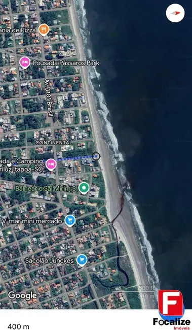 Foto 7 de Terreno / Lote à venda, 384m2 em Itapoa - SC