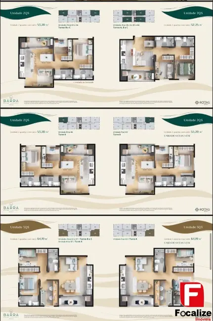 Foto 7 de Apartamento com 2 quartos à venda, 53m2 em Itapoa - SC