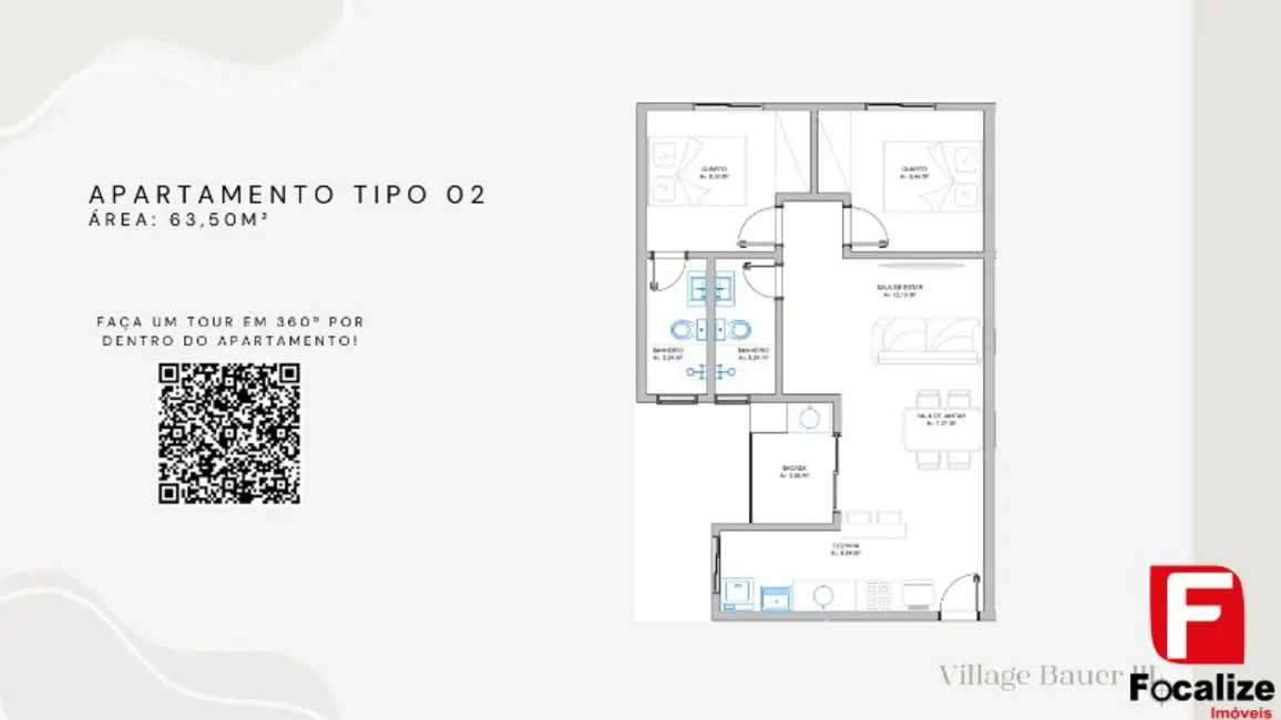 Foto 5 de Apartamento com 2 quartos à venda, 61m2 em Itapoa - SC
