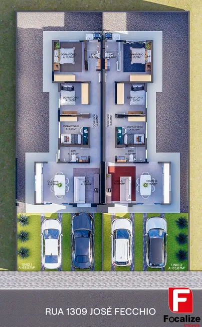Foto 2 de Casa com 3 quartos à venda, 66m2 em Itapoa - SC