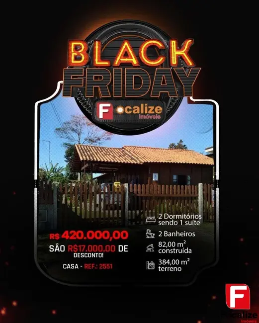 Foto 1 de Casa com 2 quartos à venda, 82m2 em Itapoa - SC