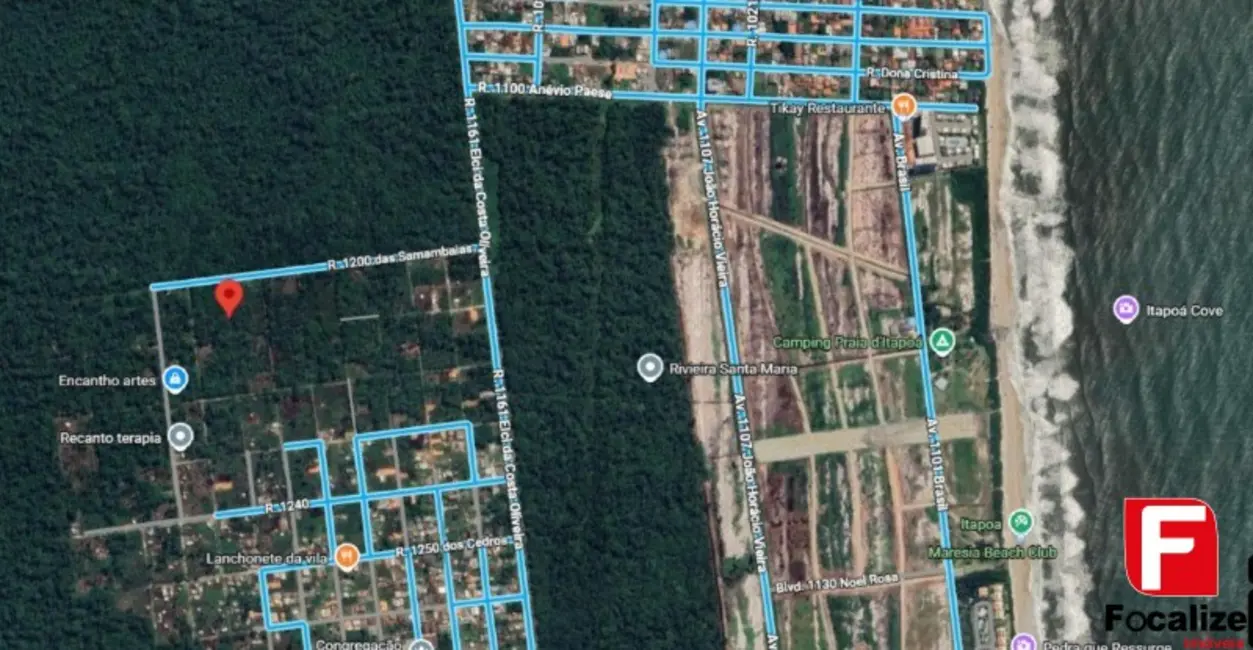 Foto 2 de Terreno / Lote à venda, 454m2 em Itapoa - SC