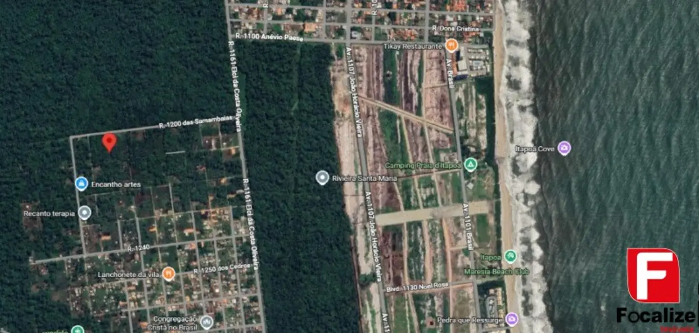 Foto 1 de Terreno / Lote à venda, 454m2 em Itapoa - SC