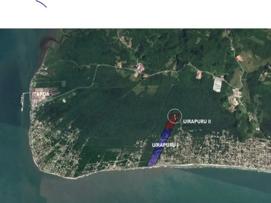 Foto 1 de Terreno / Lote à venda, 360m2 em Itapoa - SC