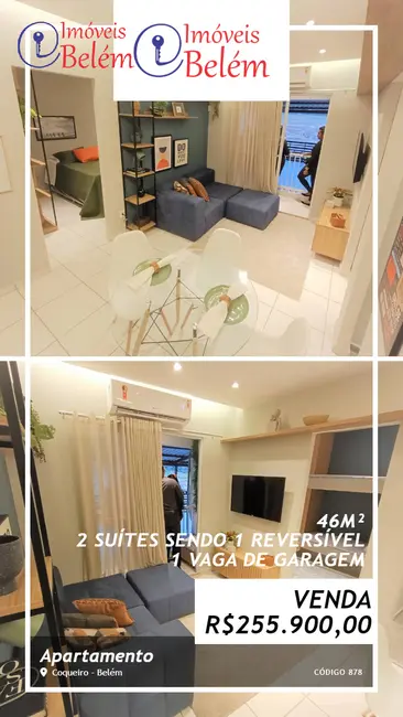 Foto 1 de Apartamento com 2 quartos à venda, 46m2 em Coqueiro, Belem - PA