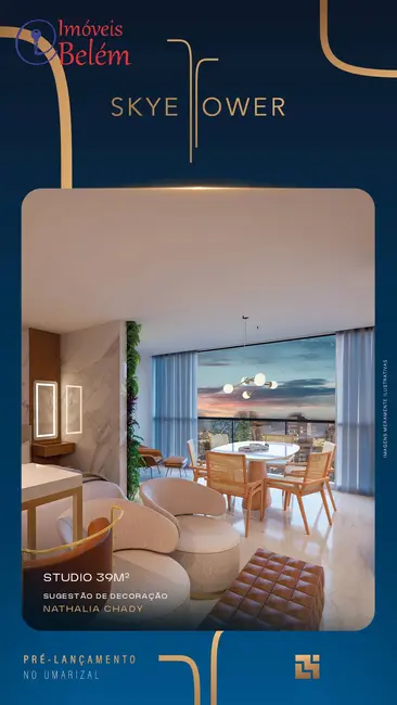 Foto 4 de Apartamento com 1 quarto à venda, 39m2 em Umarizal, Belem - PA